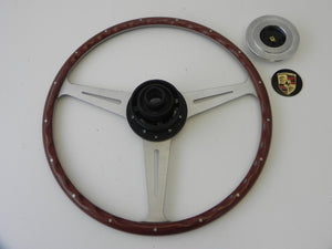 (New) 356 A/B/C Wooden Steering Wheel - 1955-65