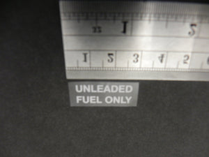 (New) 911 Unleaded Fuel Only Decal