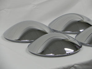 (New) 356 Pre-A/A/B Concours Set of 4 Baby Moon Hubcaps - 1950-63