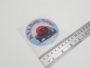 (New) Porsche KNA Rally Norge Vintage Decal