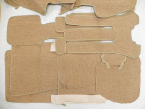 (New) 356 B-T6 Coupe Carpet Set Tan Square Weave 1962-63