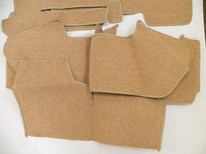 (New) 356 B-T6 Coupe Carpet Set Tan Square Weave 1962-63