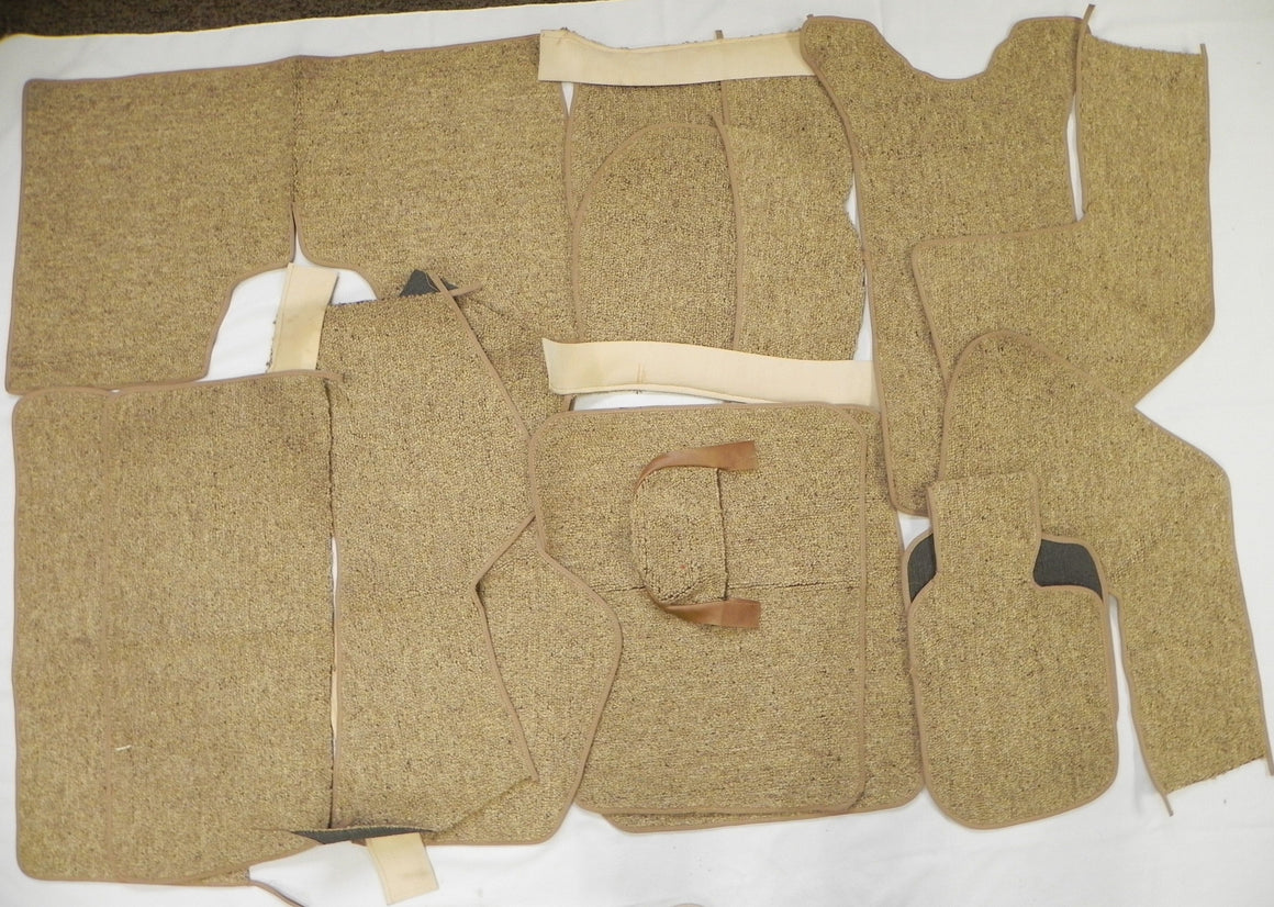 (New) 356 BT5 Coupe Carpet Set Tan Domestic Loop 1960-61