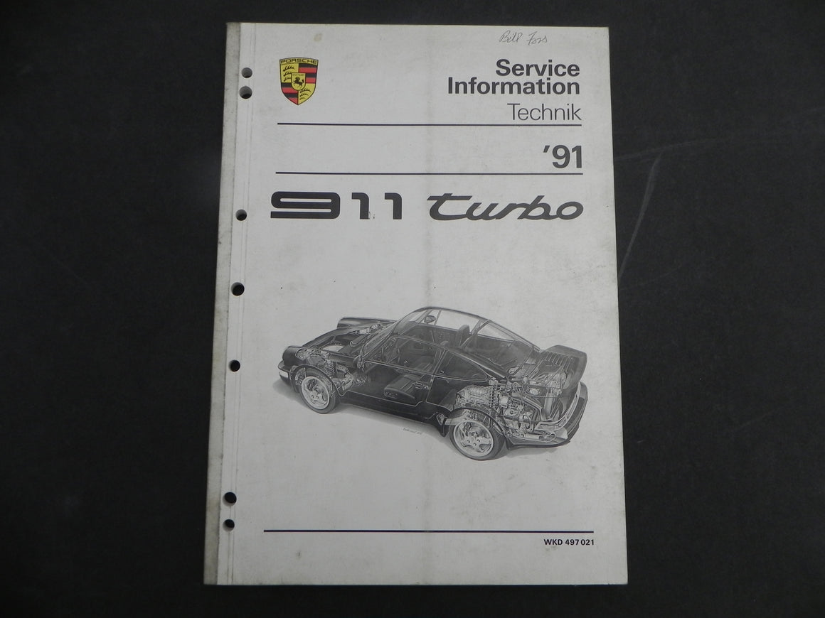 (Used) 911 Turbo Service Information 1991