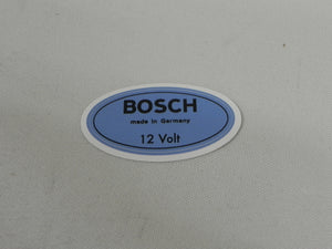 (New) 912 Blue Bosch 12v Ignition Coil Decal - 1967-69