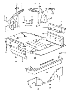 (New) 911/964 Carrera 2 Triptronic Engine Cover - 1989-94