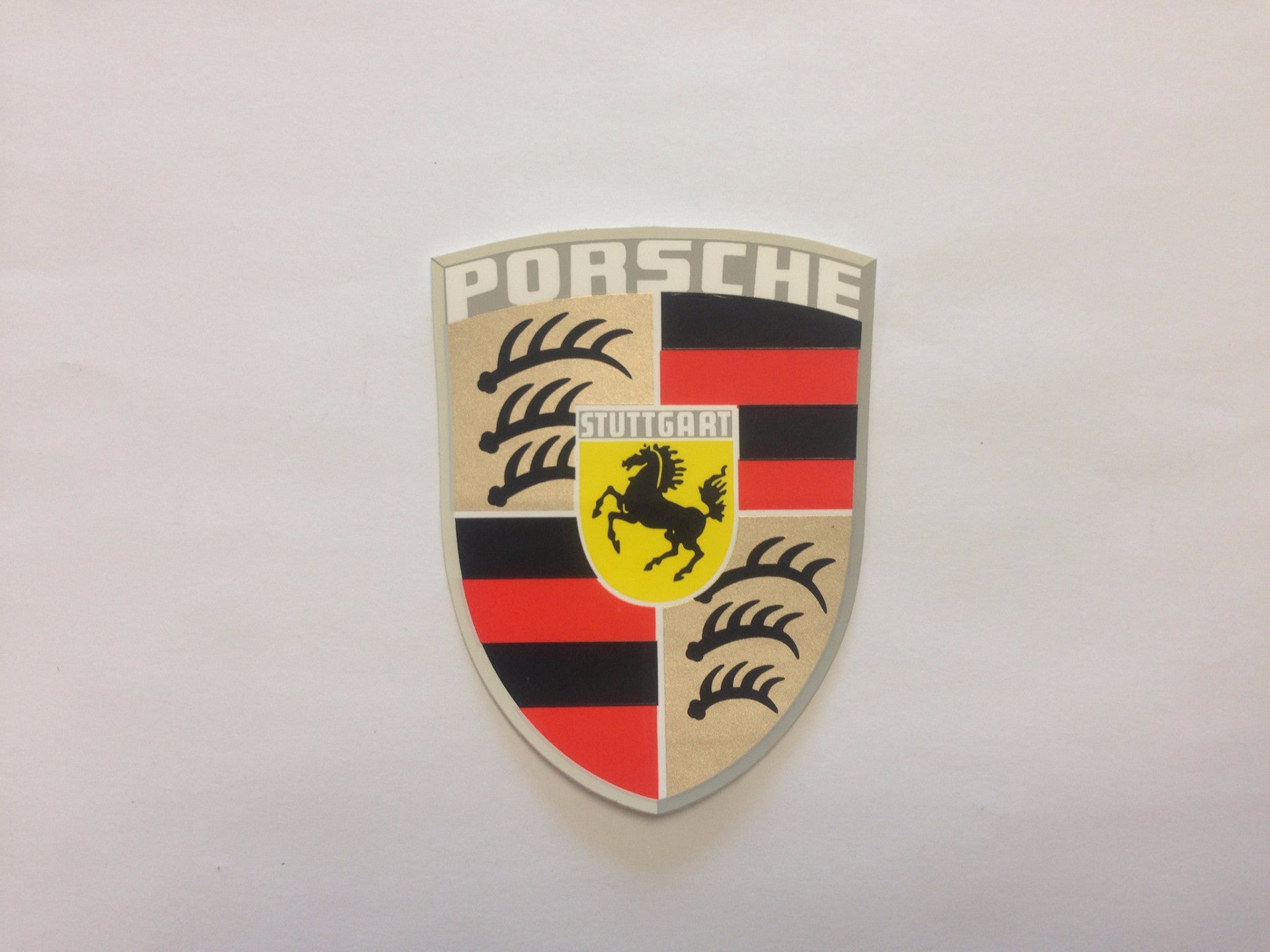 NOS) Porsche Crest Decal - AASE Sales