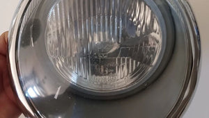 (New) 356 6v Vintage White LED Headlights - 1950-65