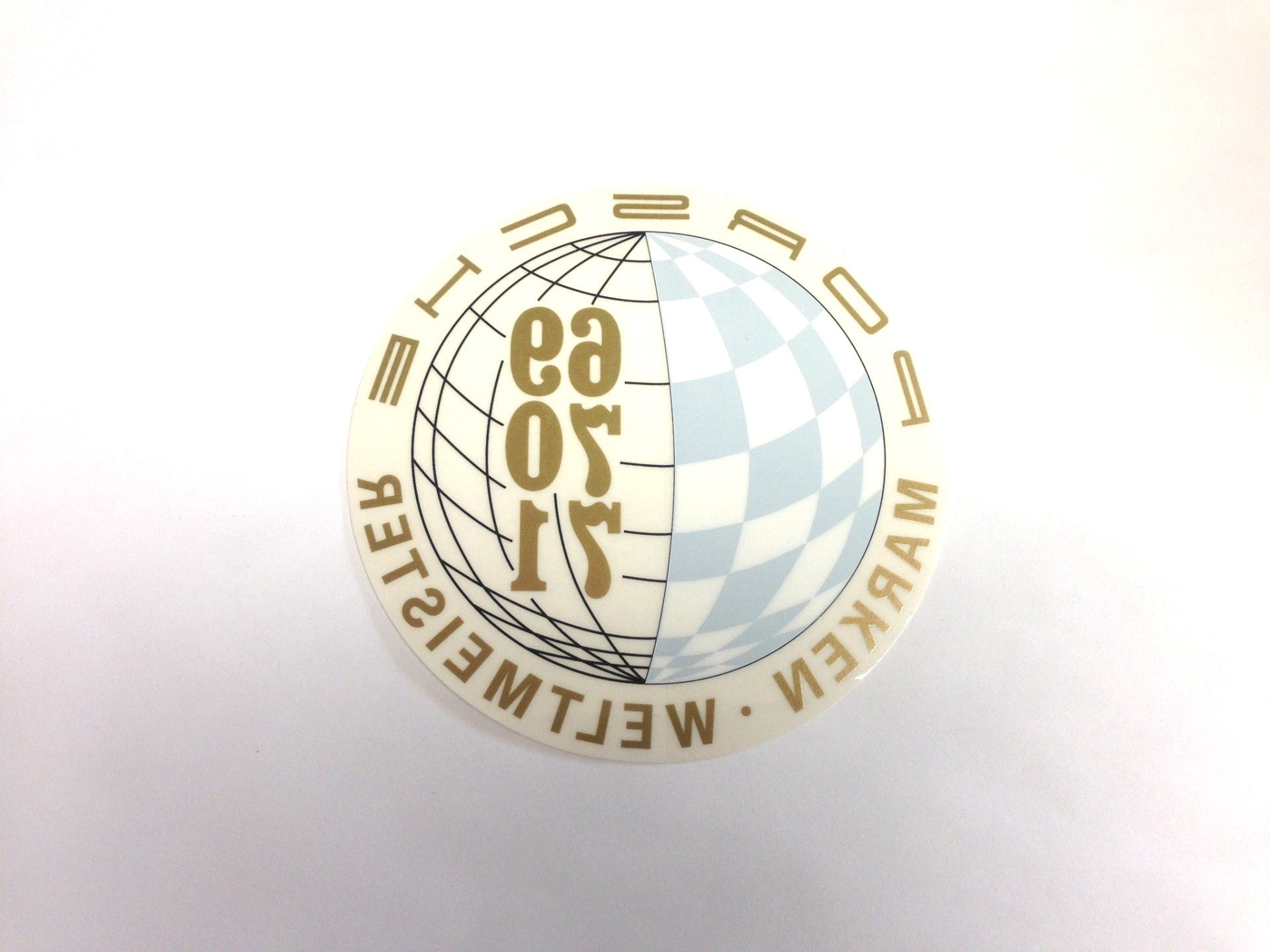 (New) 911/912 Marken Weltmeister Decal - 1969-71