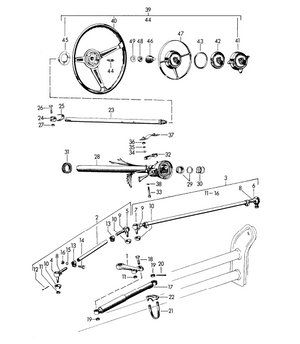 (New) 356 B/C Late Style Horn Button Gasket - 1960-65