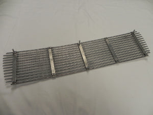 (New) 911 Silver 5 Bar Engine Lid Grille - 1969-71