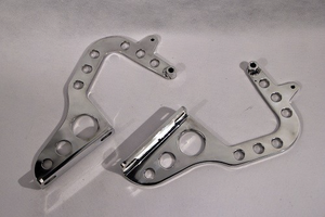(New) 964/993 Pair of Aluminum Light Weight Back-dating Engine Lid Hinges - 1989-98