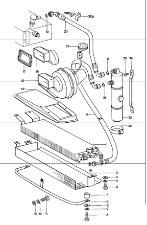 (New) 911 Air Conditioning Blower 1974-89