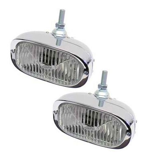 (New) 356/911/912 Pair of Hella 128 Clear Fog Lights - 1960-68