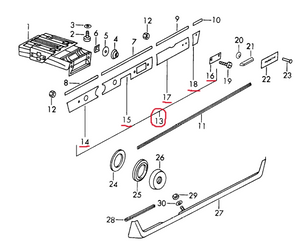 (New) Early 911 Lower Dash Wood Reconditioning Service - 1965-66