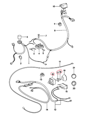 (New) 911 Blower Switch Kit - 1978-89