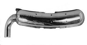 (New) 911 Stainless Steel Sport Muffler - 1975-89