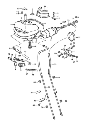 (New) 911/930 Fuel Pressure Line - 1974-79