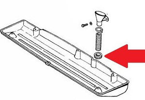 914 Engine Drip Pan Funnel Grommet - 1970-76