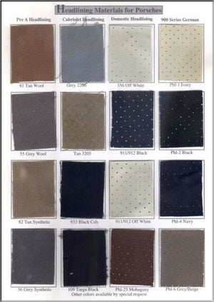 (New) 356 Cabriolet Headliner 1957-61