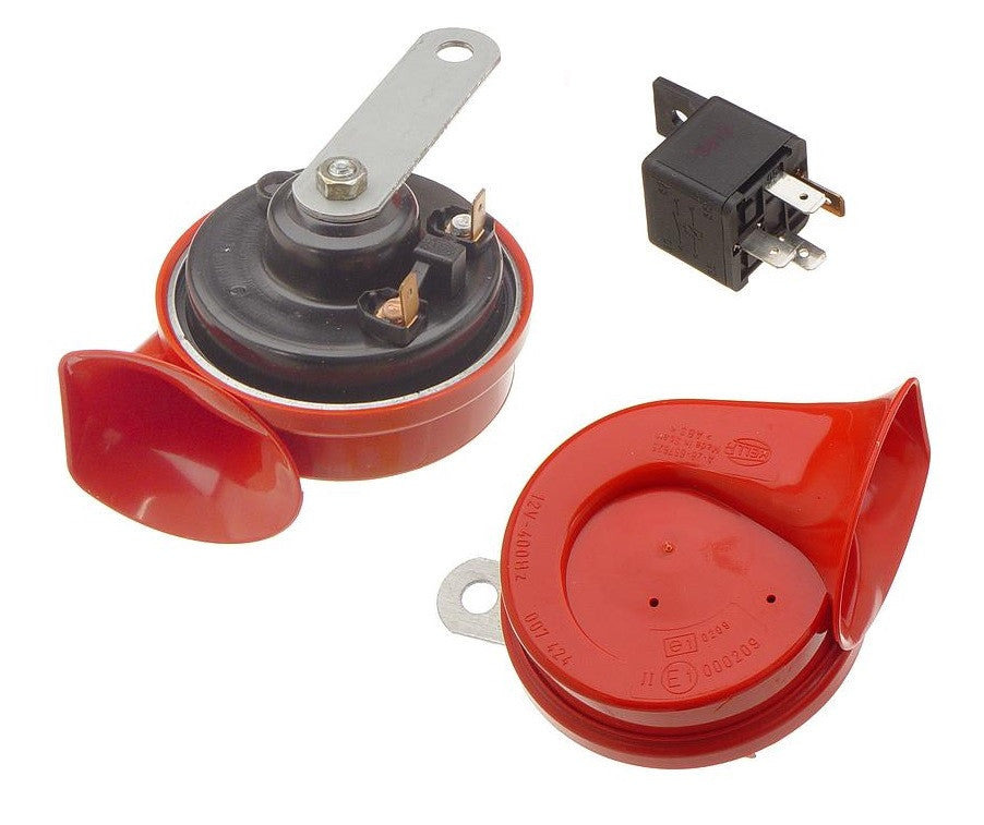 (New) Hella 12V Horn Set