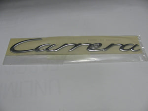 (New) Silver " Carrera " Emblem - 2004-06
