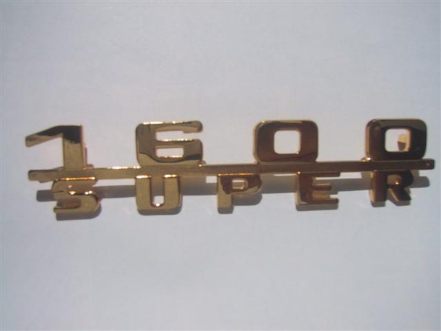 (New) Gold Emblem: "1600 Super" - 1956-61