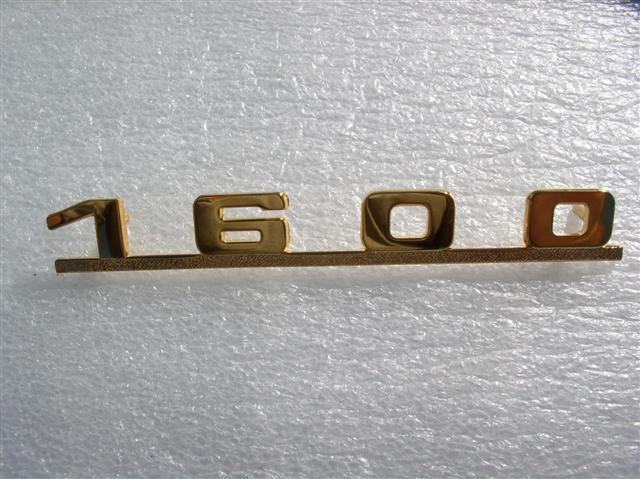 (New) 356 Gold Emblem: "1600" - 1956-61