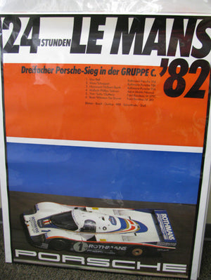 ICKX/Bell 24 Studen Lemans -German 956 Poster