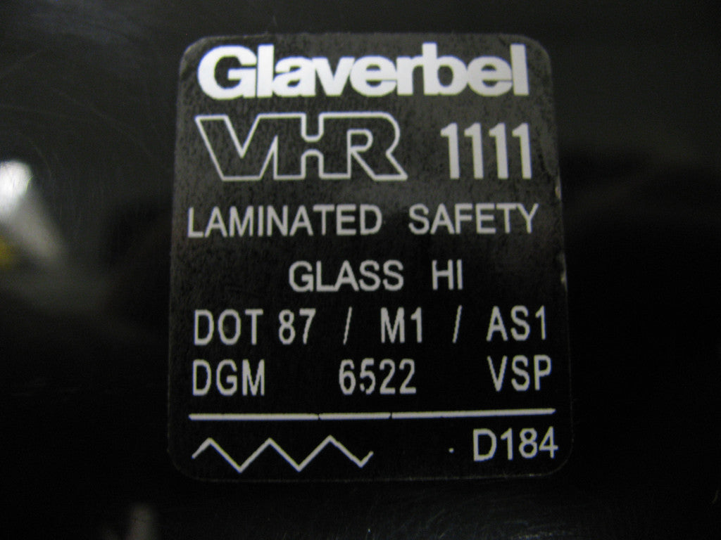 (New) 911 Glaverbel Window Decal