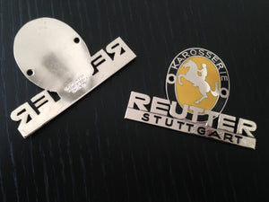 (New) 356 Original Concours Reutter Badge - 1950-53