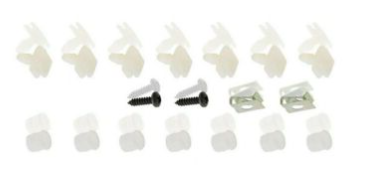 (New) 911 Front Bumper Impact Strip Hardware Kit - 1974-89