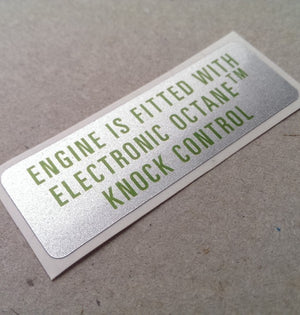 (New) 911/993 Knock Control Decal - 1993-98
