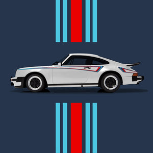 (New) 911/930 M42 Martini Side Stripes Livery Kit - 1975-89