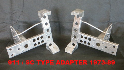 (New) 911/912 F/G Light Aluminum ST/RS/RSR Bumper Corner Mounts - 1965-94