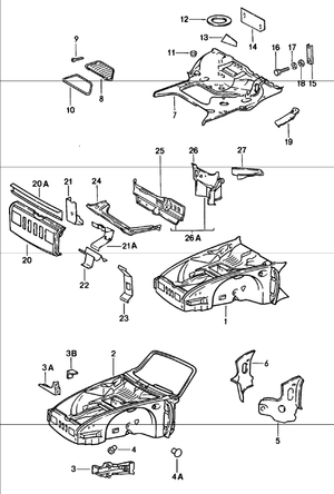 (New) 911 Oil Cooler Lower Mounting Bracket - 1980-89