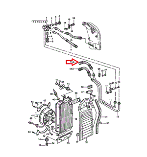 (New) 911 Engine Oil Line - 1979-89