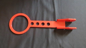 (New) 911S/ST/RS/RSR Rear Red Tow Hook - 1965-89
