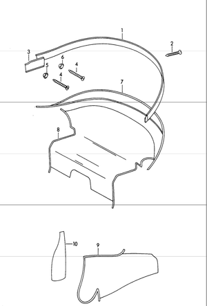 (New) 356 Roadster Leather Pillar Post Covers 1959-62