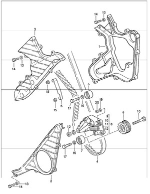 (New) 924/944/968 Timing Belt Guide Plate 1983-95