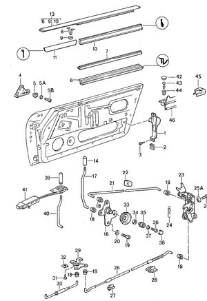 911/928 Rotary Lock Cover Plate 1985-94