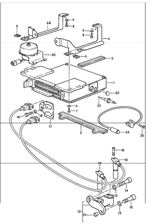 (New) 944 Control Unit Bracket 1983-91