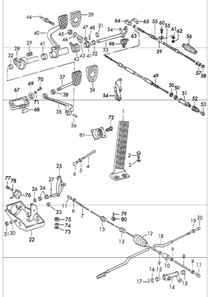 (New) 911 Throttle Linkage - 1972-73