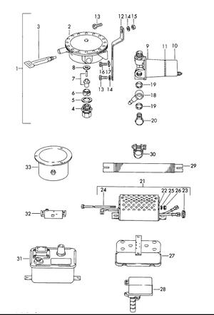 (New) 911/912 Webasto Thermostat 1965-73