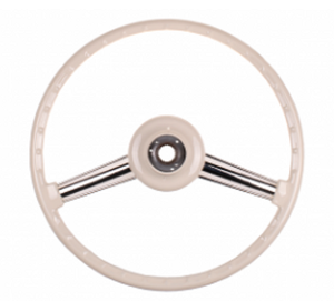 (New) 356, 356A Banjo Steering Wheel Ivory 400mm - 1952-59