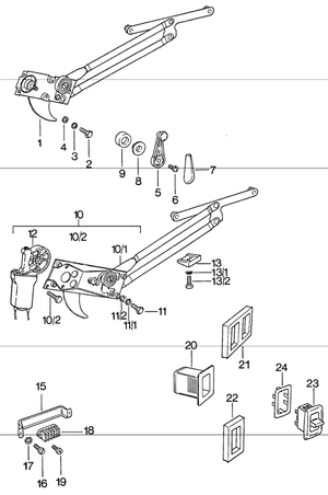 (New) 911 Passenger Side Electric Window Motor - 1973-86